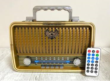 Everton RT-859 Fm-Usb-Tf Card- 1200MAH Bluetooth Nostaljik Radyo