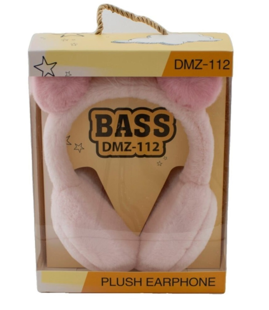 Logis Dmz-112 Peluş Kulaklık Mikrofonlu Kablolu Kaliteli Ses Bass 