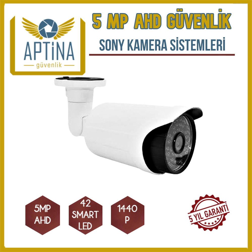 5 MP Sony Aptina Lens Güvenlik Kamerası